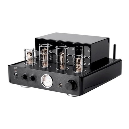 Monoprice 50 Watt Stereo Hybrid Tube Amplifier with Bluetooth and Line Output 16153